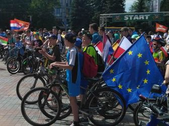 Наймасштабніший велопробіг присвятили Дню Європи