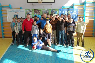 В Крупецькій ОТГ для дітей провели «Розминку від чемпіона»