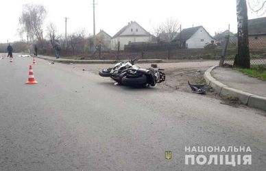 У Дубенському районі загинув мотоцикліст