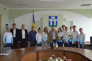 Зустріч переможців І Всеукраїнських спортивно-масових змагань із мером Рівного