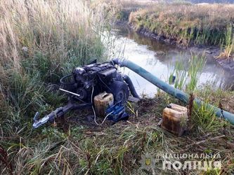 На Володимиреччині поліцейські вилучили бурштин та обладнання