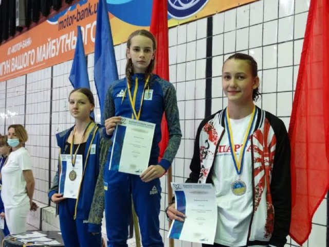 П’ять медалей вибороли рівненські плавці на Чемпіонаті України