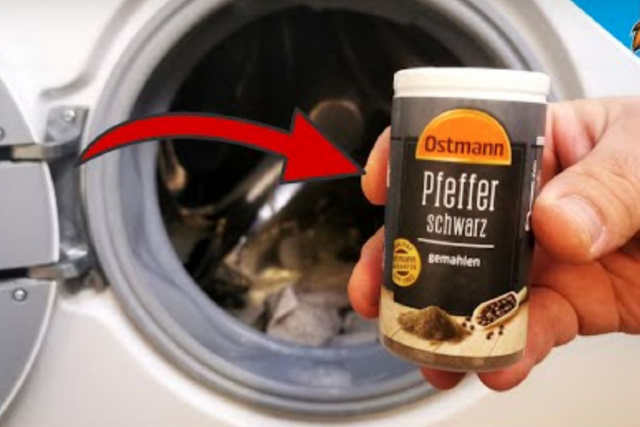 Навіщо додавати чорний мелений перець у пральну машину?