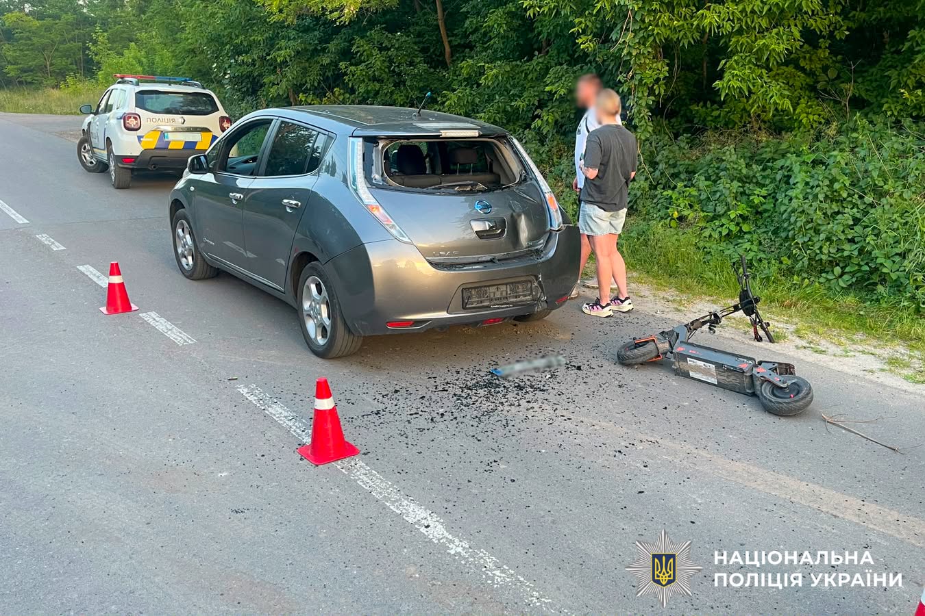 У Здолбунові внаслідок ДТП травмувався неповнолітній керманич електросамоката
