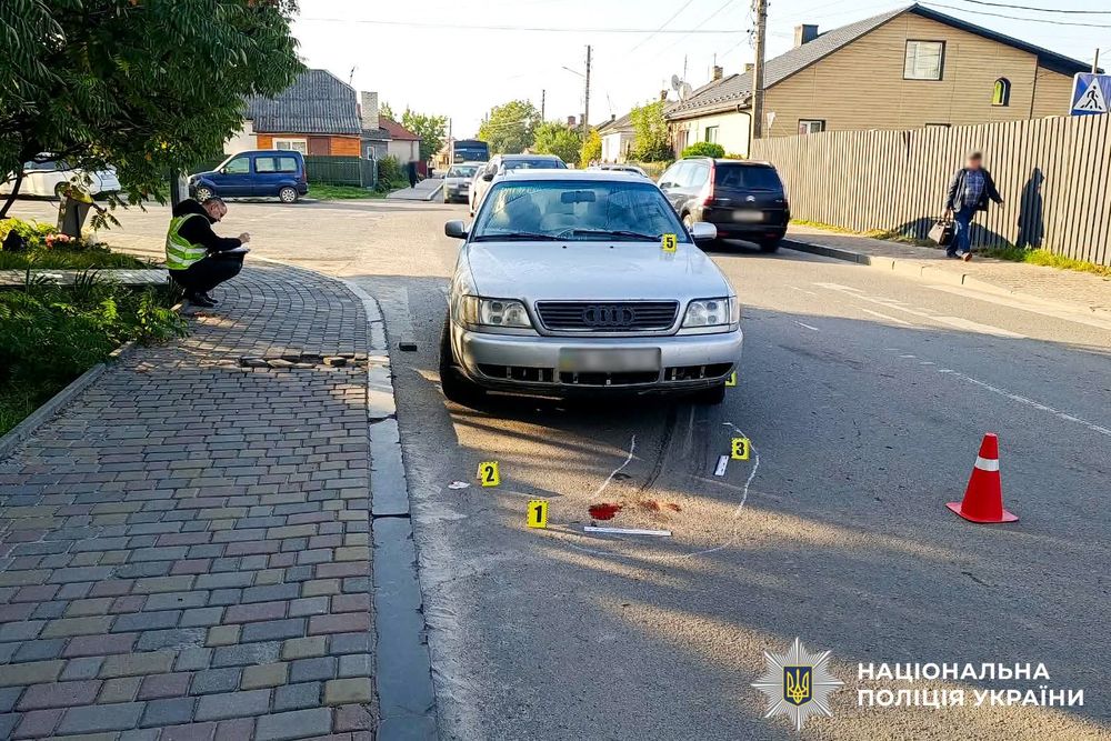У Костополі внаслідок ДТП травмувалася малолітня пішохідка