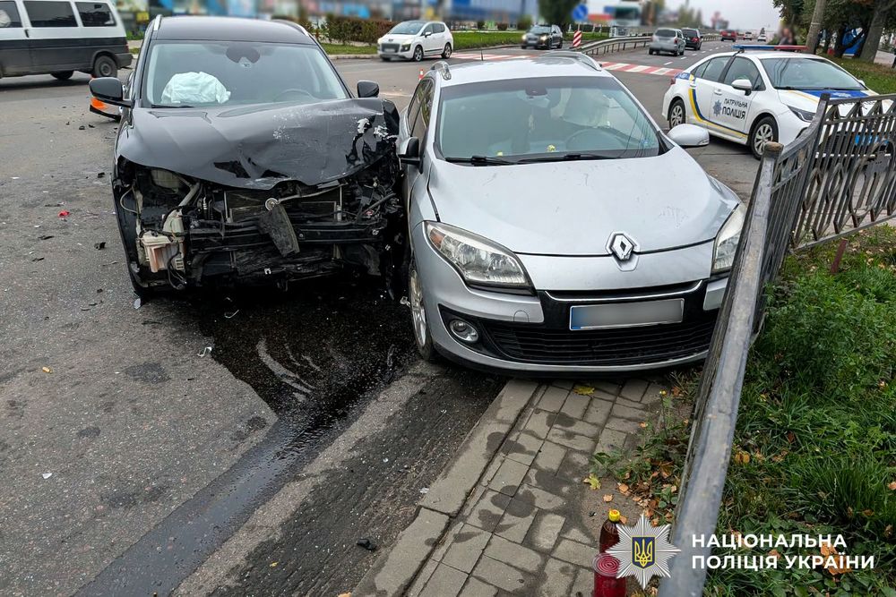 ДТП за участі двох автівок у Рівному